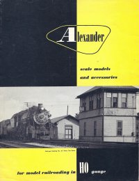 Alexander Scale Models Catalog E-1 1966-1967