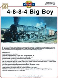 Athearn 'N' Scale Advertisement Bulletins 2007