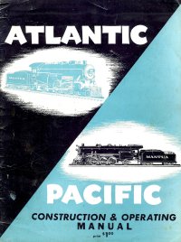 Mantua 4-6-2 Pacific / 4-4-2 Atlantic Intructions 1952
