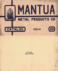 Mantua Catalog 1939 'First Edition'