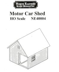 North Eastern Models Motor Car Shed Instructions