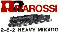 Rivarossi 2-8-2 Heavy Mikado