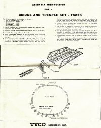 Tyco T909 Bridge and Trestle Set