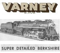 Varney 2714-K 2-8-4 Berkshire Instructions 1958