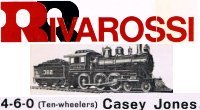 Rivarossi 4-6-0 Casey Jones Ten wheeler