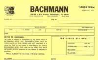 Bachmann Sales List 1975