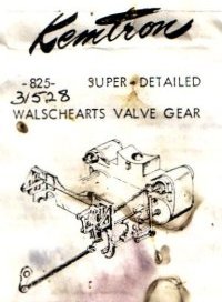 Kemtron 825 Walschearts Valve Gear