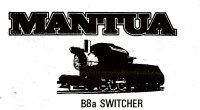 Mantua 0-6-0 B-8 Switcher Instructions and Diagram