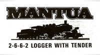 Mantua 2-6-6-2 Articulated Logger snd Tender Instructions and Diagram