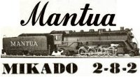 208 Mantua 2-8-2 Mikado Diagram 1952