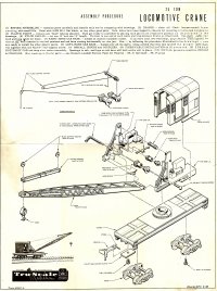 Tru-Scale 25 Ton Locomotive Crane Instructions